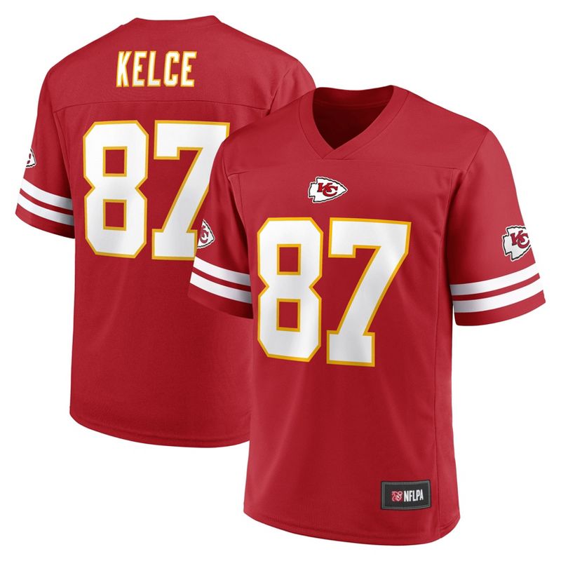 NFL Kansas City Chiefs Kelce #87 Men&#39;s V-Neck Jersey, 1 of 4