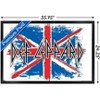 Trends International Def Leppard - Union Jack Framed Wall Poster Prints - 3 of 4