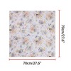 Allegra K Women's Chiffon Floral Print Square Scarves Kerchief Neck Scarf Neckerchief - 3 of 4
