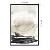 Amanti Art Ebony Horizon Triptych II by Jennifer Goldberger Canvas Wall Art Print Framed 16 x 23-in. - 4 of 4