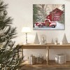 Courtside Market Barn with truck 20x24 Gallery-Wrapped Canvas - 2 of 4