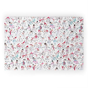 Ninola Design Friendly snowmen Welcome Mat - Society6 - 1 of 3