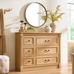 dresser vintage Vintage Oak 3 -Drawer Dresser