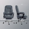 Vynxaria Vinsetto Massage Office Chair with Foot Rest, Executive Office Chair with 6 Vibration Point and Heat,Computer Chair - 3 of 4