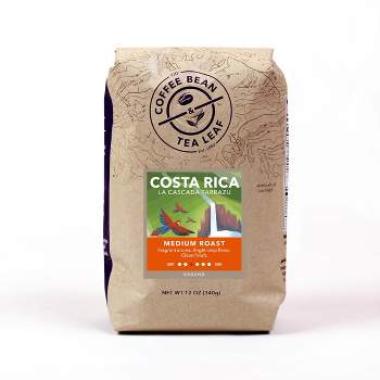 Coffee Bean and Tea Leaf Costa Rica Blend Medium Roast Ground Coffee – 12oz