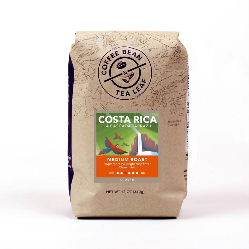 Coffee Bean and Tea Leaf Costa Rica Blend Medium Roast Ground Coffee &#8211; 12oz, 1 of 6