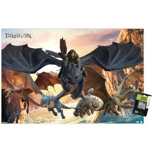 Trends International How To Train Your Dragon (2025) - Group Unframed Wall Poster Prints - 1 of 4