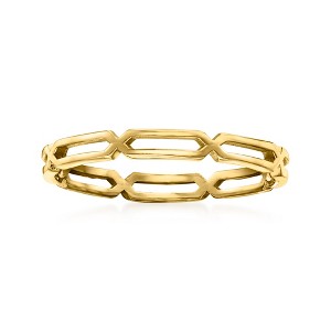 Pure Collection by Ross-Simons 14kt Yellow Gold Open-Link Ring - 1 of 4