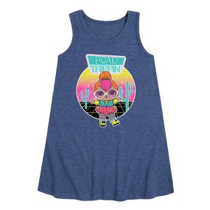 Girls' - LOL Surprise! - Road Trippin Graphic Sleeveless Aline Dress - 1 of 4