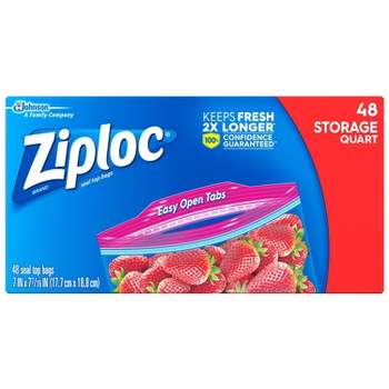 Ziploc Storage Quart Bags