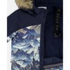 Deux par Deux Boy Two-Piece Play Snowsuit with Printed Colorblocked Jacket Navy Blue - 3 of 4