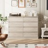 8 Drawer Dressers for Bedroom, Chest of Drawers w/Deep Drawers, Large Double Dresser for Closet with Wide Top for Living Room, Hallway, Kids Room - 4 of 4