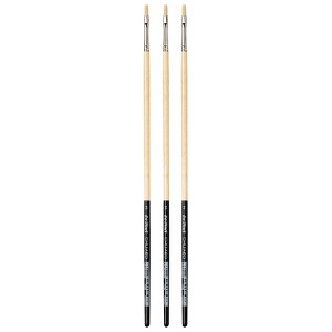 da Vinci CHUNEO Synthetic Hog Bristle, Oil, Flat, Series 7129, Size 2, Pack of 3 - 1 of 3