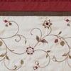 Gracie Mills Rogelio Floral Embroidered Window Valance - 4 of 4