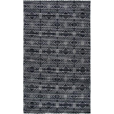 Marbella Mrb451 Hand Loomed Area Rug - Black/ivory - 3'x5' - Safavieh ...