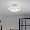 Livex Lighting Newburgh 2 - Light Semi-Flush Mount in  Brushed Nickel - 2 of 4