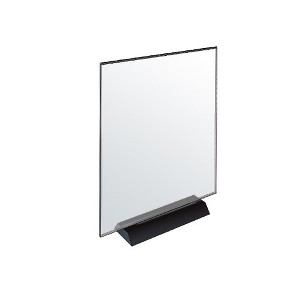 Azar Displays Acrylic Frame Sign Holder on Weighted Black Base 8.5"W x 11"H, 2-Pack - 1 of 4