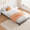 Twin Size Metal Platform Bed Frame with Steel Slat Support - 4 of 4