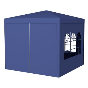 10'x10' Party Tent, Commercial Gazebo Tent With 4 Removable Walls, Windows, Zipper Door, Portable Canopy Tent - 1 of 4