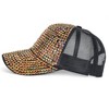 Alilang Sparkling Rhinestone Mesh Baseball Cap for a Glamorous Look - 2 of 4