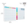 ECR4Kids MessageStor Magnetic Dry-Erase Glass Board with Magnets, 17.5in x 17.5in, 2-Pack - 2 of 4