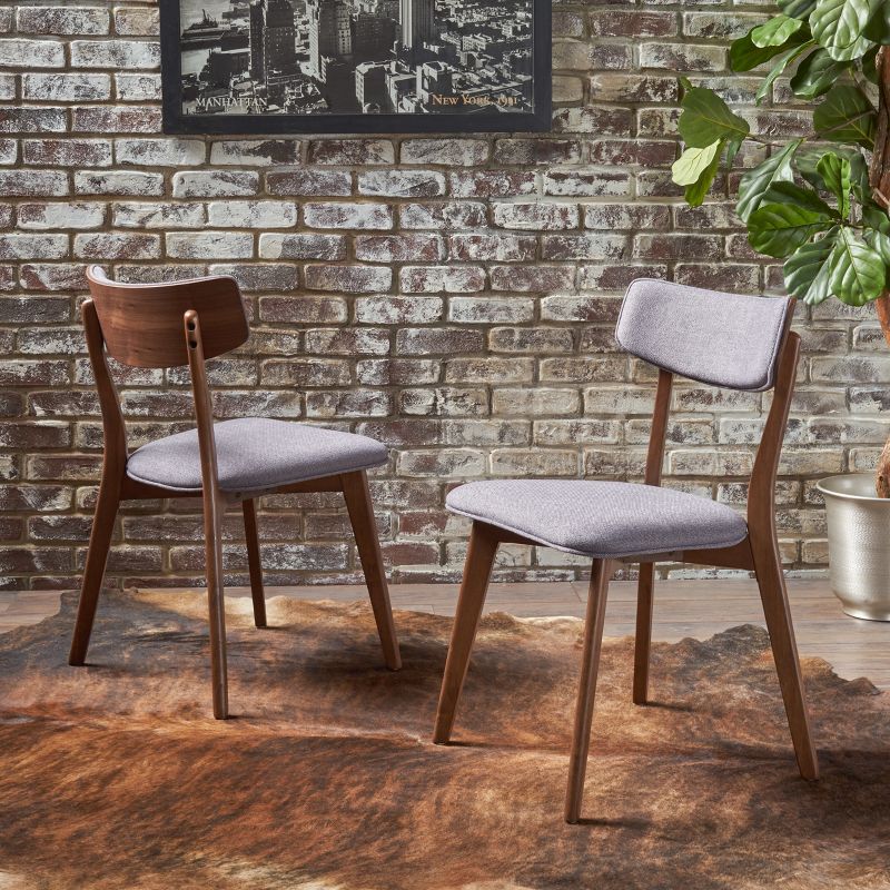 Set of 2 Chazz Mid-Century Dining Chair - Christopher Knight Home, 3 of 14
