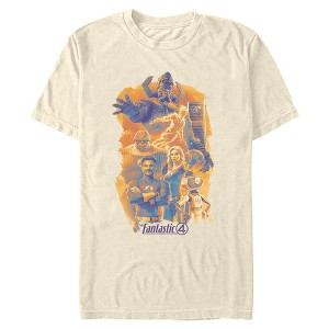 Mens The Fantastic Four: First Steps Main Characters Art T Shirt - 1 of 3