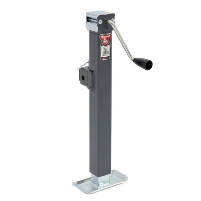 Bulldog 5000 Lb 195362 15 Inch Weld On Heavy Duty Sidewind Swivel Crank Square Tube Trailer Tongue Jack