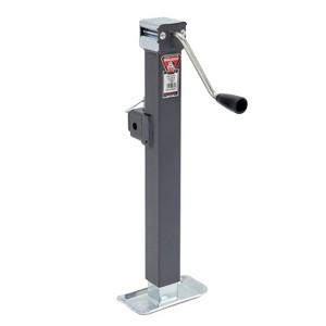 Bulldog 5000 Lb 195362 15 Inch Weld On Heavy Duty Sidewind Swivel Crank Square Tube Trailer Tongue Jack - 1 of 2