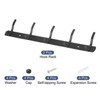 Unique Bargains Stainless Steel Wall Mounted Waterproof Bedroom Coat Hook Rack 2 Pcs - 3 of 3