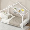 Whisen Twin Size Metal House Platform Bed - 2 of 4