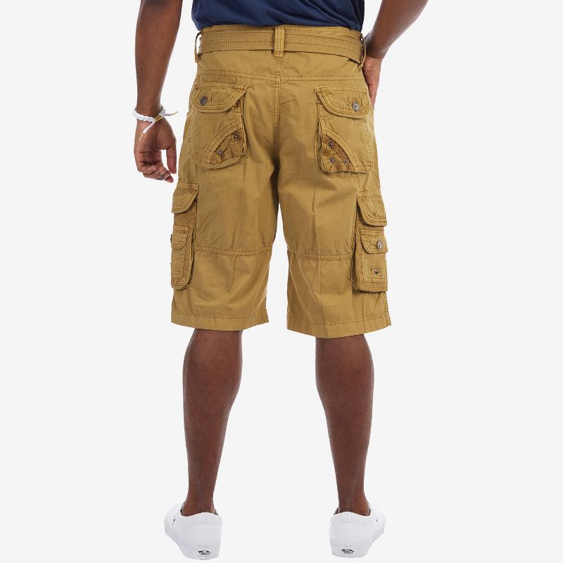 X RAY Men's Big & Tall Classic Fit 12.5" Inseam Knee Length Cargo Shorts, 2 of 5
