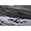 LORD'S ROCKS Whiskey Stones – 9 Unique Granite Ice Stones, Wood Box, and Velvet Pouch - 4 of 4