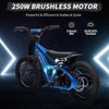 Electric Dirt Bike for Kids, 250W Electric Motorcycle, Electric Balance Bike for Ages 6-12, 3 Speed Settings, 16IN Off-Road Tires - 3 of 4
