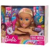 Barbie Tie-Dye Deluxe Styling Head Blonde Hair with Pink Highlights - image 2 of 4