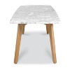 Gabrielle Marble Rectangle Coffee Table - Poly & Bark - 3 of 4