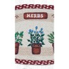 Earth Rugs Farmhouse Herbs Oval Placemat 13"x19" Handwoven Jute Table Decor - 3 of 3