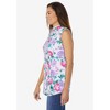 Woman Within Plus Size Perfect Sleeveless Shirt - 4 of 4