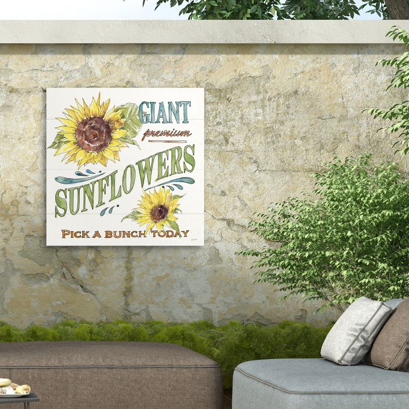 "Sunflower Fields IV" Outdoor Canvas, 4 of 8