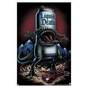 Trends International Liquid Death - Reapersaurus Rex Framed Wall Poster Prints - 1 of 4
