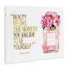 Stupell Industries Fashion Designer Perfume Gold Pink Watercolor Inspirational Word Canvas Art - 2 of 4