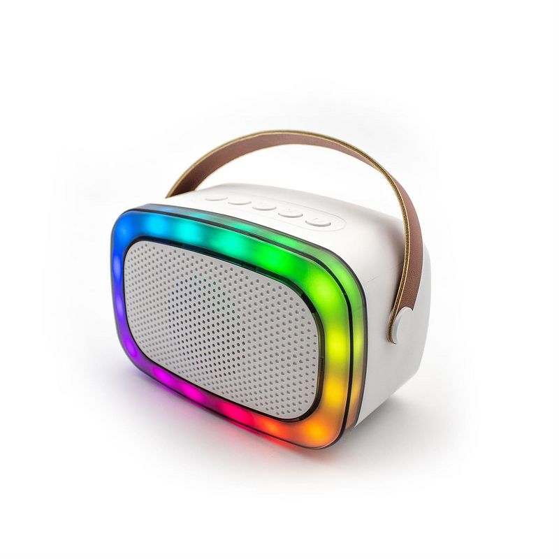 Link Portable Karaoke Bluetooth Speaker and Wireless Microphone with LED Light - Makes A Great Gift, 2 of 4