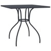 vidaXL Garden Table Anthracite Steel (e-coated and powder-coated) 31.5 in - 2 of 4