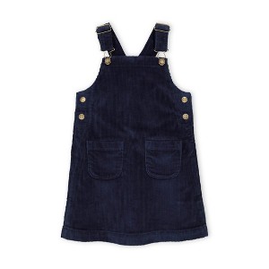 Hope & Henry Girls' A-Line Corduroy Skirtall (Navy Corduroy, 3-6 Months) - 1 of 4