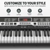 SKONYON 61 Key Electric Piano Keyboard Set Keyboard Piano for Beginners, Musical Keyboard with Music Stand, and Stool - 4 of 4