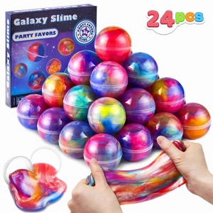24 Pack Joyfy Compounds Party Favors Galaxy Stretchy Stress Relief Toys for Girls and Boys Classroom Reward Party Supplies Easter Basket Stuffers - 1 of 4