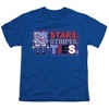 Boys' Spongebob Squarepants Stars. Stripes. Ties. 4Th Of July T Shirt Royal Medium - 2 of 4