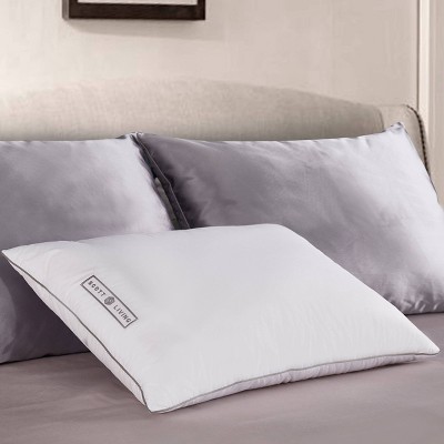 Standard/Queen Medium Firm Goose Feather Down Bed Pillow - Scott Living