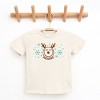 SmileyWorld Reindeer Snowflakes - Youth Short Sleeve Graphic T-Shirt and Toddler Short Sleeve Graphic T-Shirt - 2 of 3