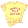 Simply Sage Market Saltwater Heals Everything Arched Garment Dyed Tee - 2 of 4